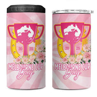 Australia Cup Melbourne Horse Racing 4 in 1 Can Cooler Tumbler 2025 Champion Trophy With Horseshoe - Wonder Print Shop