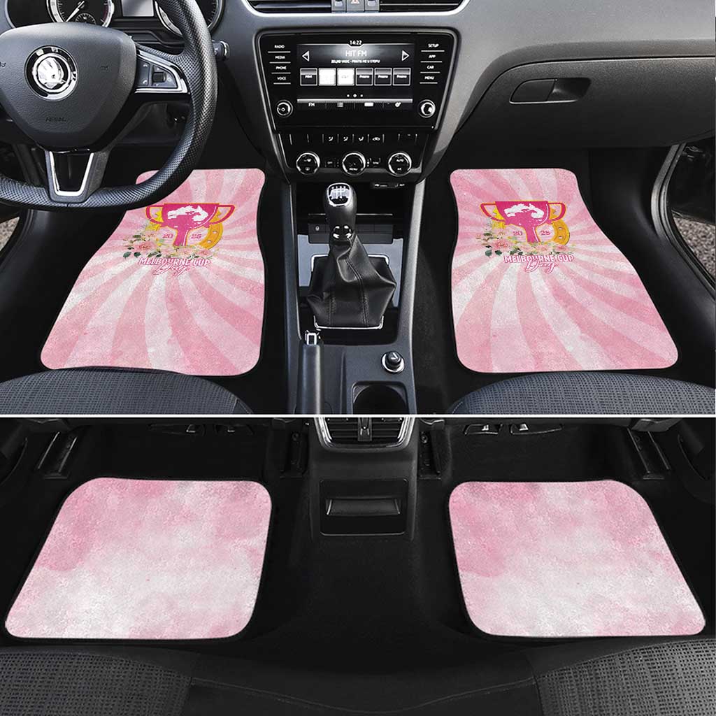 Australia Cup Melbourne Horse Racing Car Mats 2025 Champion Trophy With Horseshoe - Wonder Print Shop