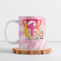 Australia Cup Melbourne Horse Racing Ceramic Mug 2025 Champion Trophy With Horseshoe - Wonder Print Shop