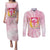 Australia Cup Melbourne Horse Racing Couples Matching Puletasi and Long Sleeve Button Shirt 2025 Champion Trophy With Horseshoe - Wonder Print Shop