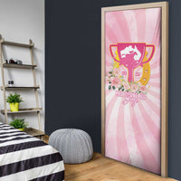 Australia Cup Melbourne Horse Racing Door Cover 2025 Champion Trophy With Horseshoe - Wonder Print Shop