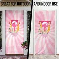 Australia Cup Melbourne Horse Racing Door Cover 2025 Champion Trophy With Horseshoe - Wonder Print Shop