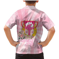 Australia Cup Melbourne Horse Racing Family Matching Mermaid Dress and Hawaiian Shirt 2025 Champion Trophy With Horseshoe - Wonder Print Shop