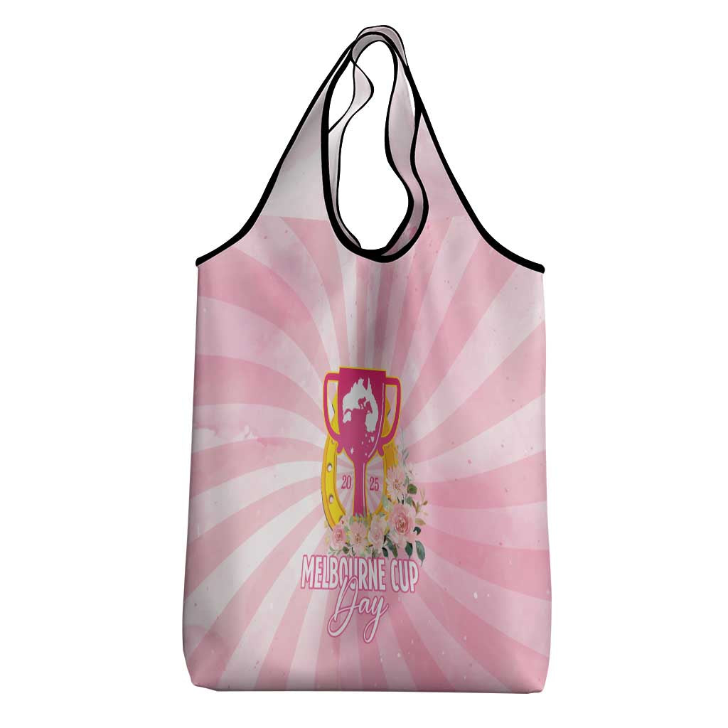 Australia Cup Melbourne Horse Racing Grocery Bag 2025 Champion Trophy With Horseshoe - Wonder Print Shop
