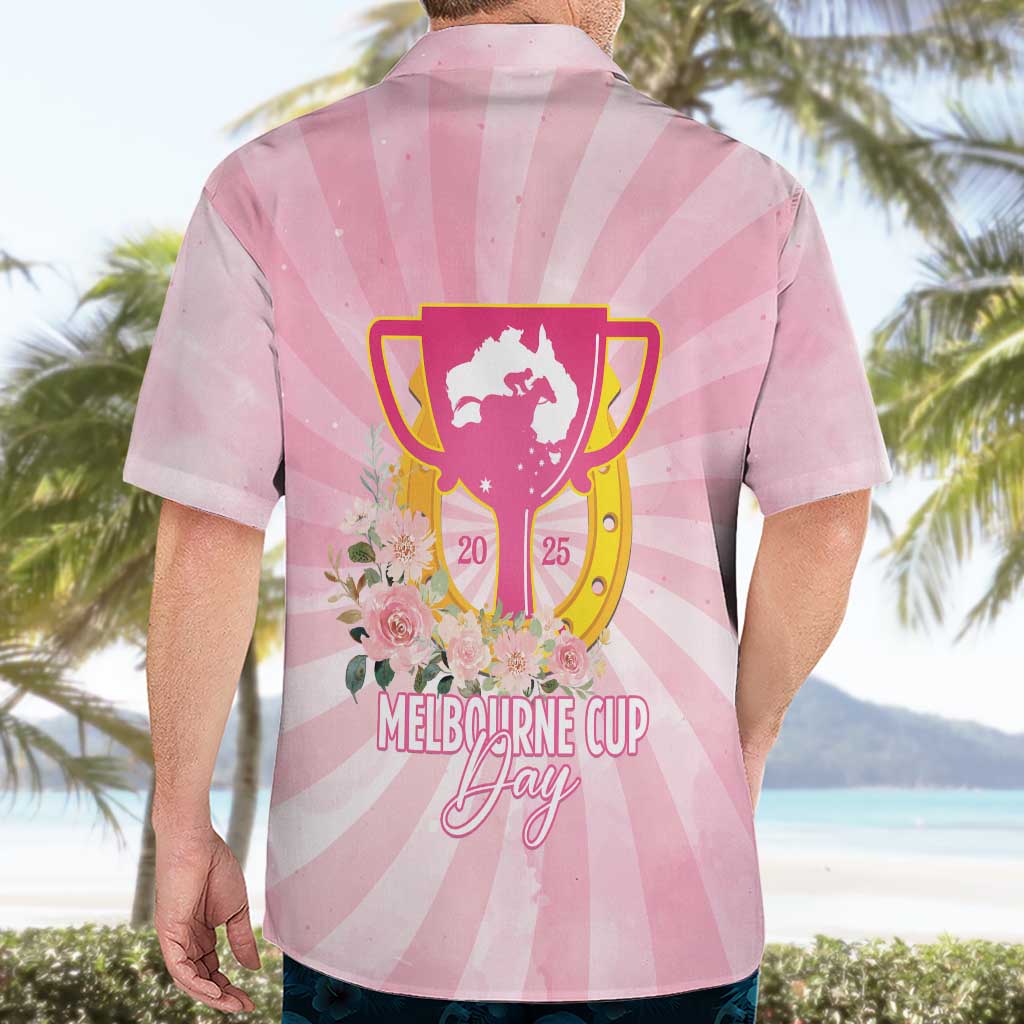 Australia Cup Melbourne Horse Racing Hawaiian Shirt 2025 Champion Trophy With Horseshoe - Wonder Print Shop