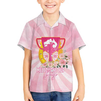 Australia Cup Melbourne Horse Racing Hawaiian Shirt 2025 Champion Trophy With Horseshoe - Wonder Print Shop