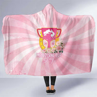 Australia Cup Melbourne Horse Racing Hooded Blanket 2025 Champion Trophy With Horseshoe - Wonder Print Shop
