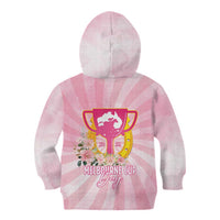 Australia Cup Melbourne Horse Racing Kid Hoodie 2025 Champion Trophy With Horseshoe - Wonder Print Shop