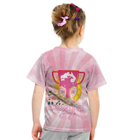 Australia Cup Melbourne Horse Racing Kid T Shirt 2025 Champion Trophy With Horseshoe - Wonder Print Shop