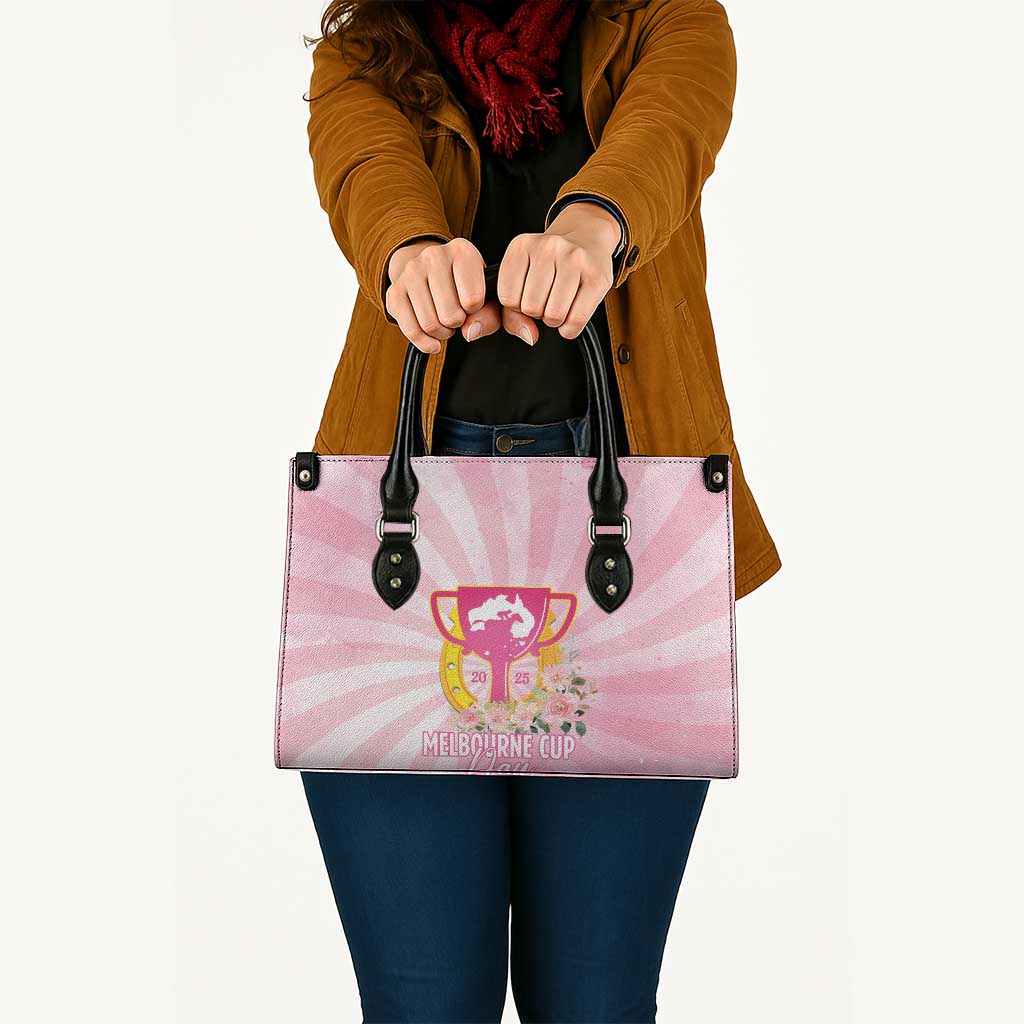 Australia Cup Melbourne Horse Racing Leather Bag 2025 Champion Trophy With Horseshoe - Wonder Print Shop