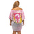 Australia Cup Melbourne Horse Racing Off Shoulder Short Dress 2025 Champion Trophy With Horseshoe - Wonder Print Shop