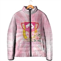 Australia Cup Melbourne Horse Racing Padded Jacket 2025 Champion Trophy With Horseshoe - Wonder Print Shop