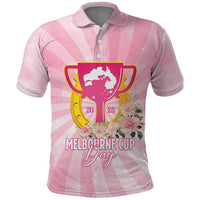 Australia Cup Melbourne Horse Racing Polo Shirt 2025 Champion Trophy With Horseshoe - Wonder Print Shop