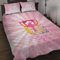 Australia Cup Melbourne Horse Racing Quilt Bed Set 2025 Champion Trophy With Horseshoe - Wonder Print Shop