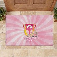 Australia Cup Melbourne Horse Racing Rubber Doormat 2025 Champion Trophy With Horseshoe - Wonder Print Shop