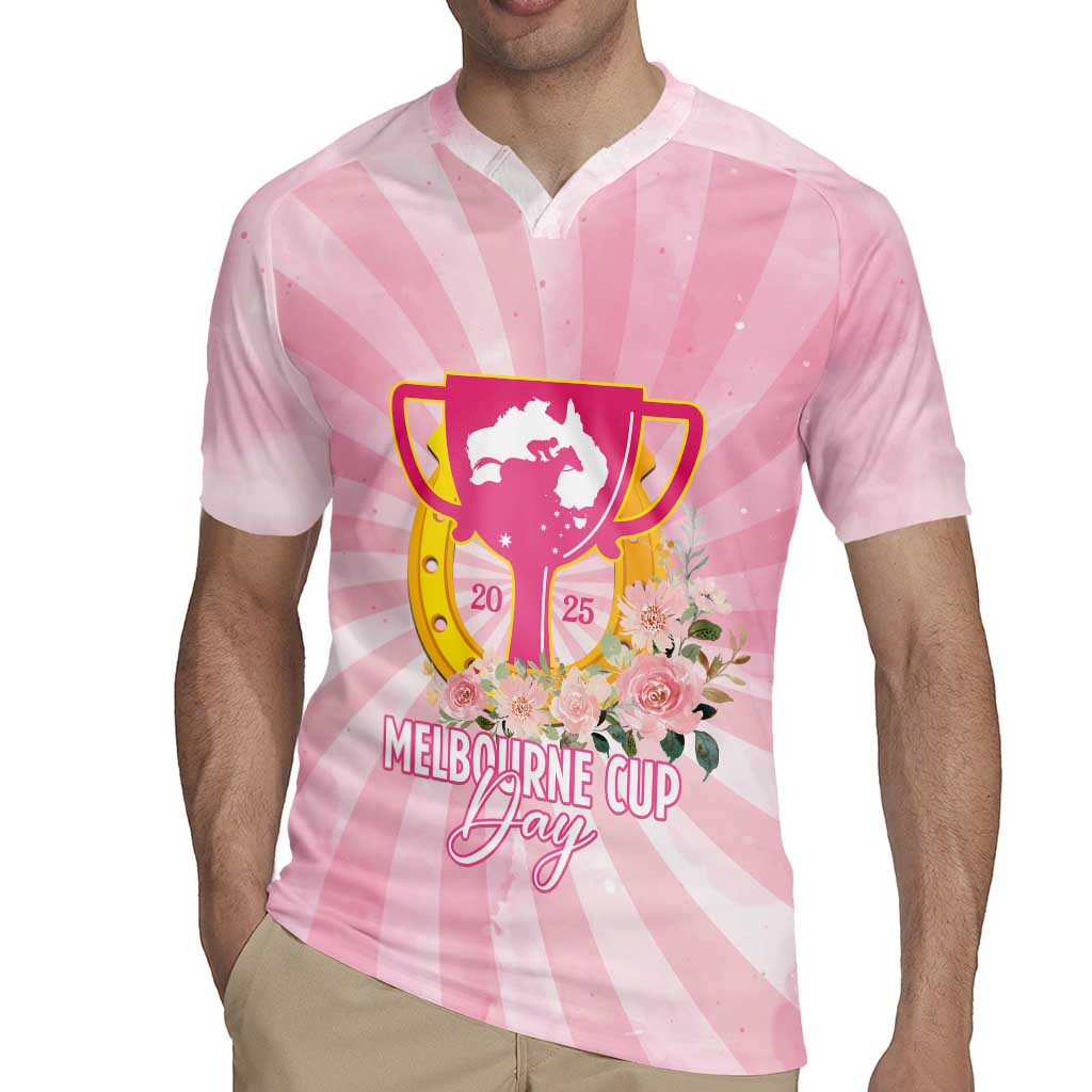 Australia Cup Melbourne Horse Racing Rugby Jersey 2025 Champion Trophy With Horseshoe - Wonder Print Shop