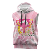 Australia Cup Melbourne Horse Racing Sleeveless Hoodie 2025 Champion Trophy With Horseshoe - Wonder Print Shop