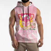 Australia Cup Melbourne Horse Racing Sleeveless Hoodie 2025 Champion Trophy With Horseshoe - Wonder Print Shop