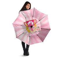 Australia Cup Melbourne Horse Racing Umbrella 2025 Champion Trophy With Horseshoe - Wonder Print Shop