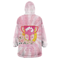 Australia Cup Melbourne Horse Racing Wearable Blanket Hoodie 2025 Champion Trophy With Horseshoe - Wonder Print Shop