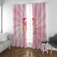 Australia Cup Melbourne Horse Racing Window Curtain 2025 Champion Trophy With Horseshoe - Wonder Print Shop