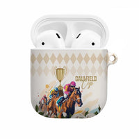 Australia Cup Caulfield Horse Racing AirPods Case Champion Trophy Mix White Roses - Wonder Print Shop