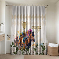Australia Cup Caulfield Horse Racing Bathroom Set Champion Trophy Mix White Roses - Wonder Print Shop