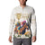 Australia Cup Caulfield Horse Racing Button Sweatshirt Champion Trophy Mix White Roses - Wonder Print Shop