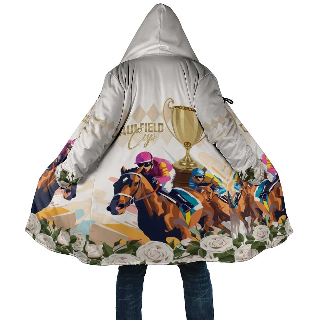 Australia Cup Caulfield Horse Racing Cloak Champion Trophy Mix White Roses - Wonder Print Shop