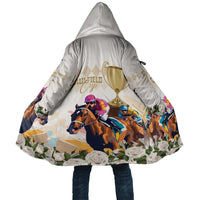 Australia Cup Caulfield Horse Racing Cloak Champion Trophy Mix White Roses - Wonder Print Shop