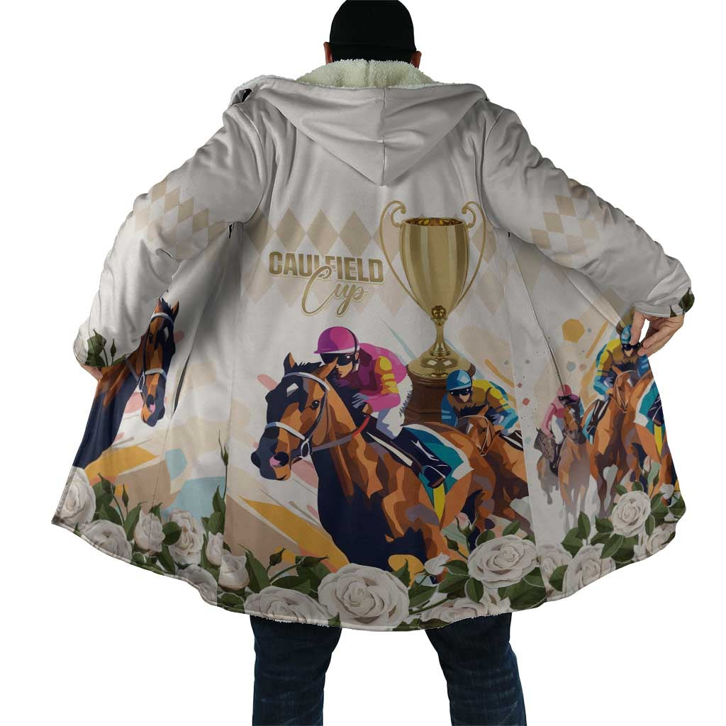 Australia Cup Caulfield Horse Racing Cloak Champion Trophy Mix White Roses - Wonder Print Shop