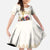 Australia Cup Caulfield Horse Racing Family Matching Off Shoulder Maxi Dress and Hawaiian Shirt Champion Trophy Mix White Roses - Wonder Print Shop