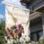 Australia Cup Caulfield Horse Racing Garden Flag Champion Trophy Mix White Roses - Wonder Print Shop