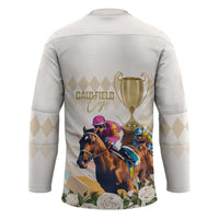 Australia Cup Caulfield Horse Racing Hockey Jersey Champion Trophy Mix White Roses - Wonder Print Shop