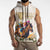 Australia Cup Caulfield Horse Racing Sleeveless Zip Hoodie Champion Trophy Mix White Roses - Wonder Print Shop