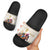 Australia Cup Caulfield Horse Racing Slide Sandals Champion Trophy Mix White Roses - Wonder Print Shop