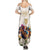 Australia Cup Caulfield Horse Racing Summer Maxi Dress Champion Trophy Mix White Roses - Wonder Print Shop
