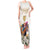 Australia Cup Caulfield Horse Racing Tank Maxi Dress Champion Trophy Mix White Roses - Wonder Print Shop