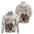 Australia Cup Caulfield Horse Racing Zip Hoodie Champion Trophy Mix White Roses - Wonder Print Shop