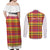 Personalized Dominica Creole Day Couples Matching Off Shoulder Maxi Dress and Long Sleeve Button Shirt Jounen Kweyol Red Madras Proud - Wonder Print Shop