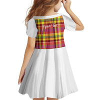 Personalized Dominica Creole Day Family Matching Mermaid Dress and Hawaiian Shirt Jounen Kweyol Red Madras Proud - Wonder Print Shop