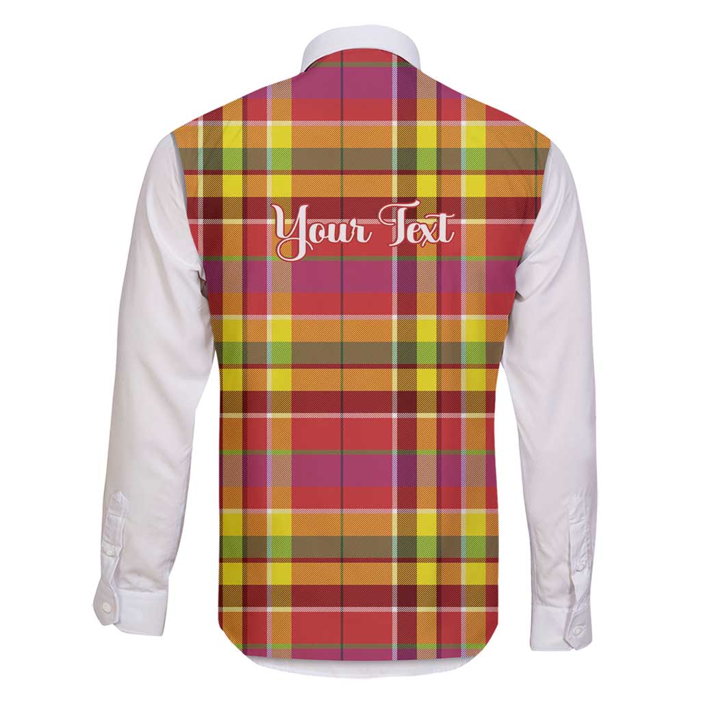 Personalized Dominica Creole Day Family Matching Puletasi and Hawaiian Shirt Jounen Kweyol Red Madras Proud - Wonder Print Shop