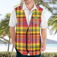 Personalized Dominica Creole Day Hawaiian Shirt Jounen Kweyol Red Madras Proud - Wonder Print Shop