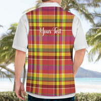 Personalized Dominica Creole Day Hawaiian Shirt Jounen Kweyol Red Madras Proud - Wonder Print Shop