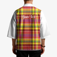 Personalized Dominica Creole Day Kimono Jounen Kweyol Red Madras Proud - Wonder Print Shop