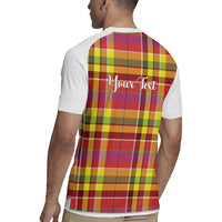 Personalized Dominica Creole Day Rugby Jersey Jounen Kweyol Red Madras Proud - Wonder Print Shop