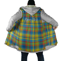 Personalized Dominica Creole Day Cloak Jounen Kweyol Blue Madras Proud - Wonder Print Shop