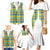 Personalized Dominica Creole Day Family Matching Mermaid Dress and Hawaiian Shirt Jounen Kweyol Blue Madras Proud - Wonder Print Shop