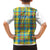 Personalized Dominica Creole Day Family Matching Tank Maxi Dress and Hawaiian Shirt Jounen Kweyol Blue Madras Proud - Wonder Print Shop