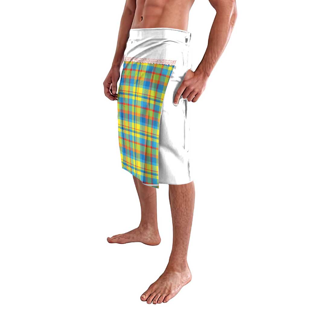 Personalized Dominica Creole Day Lavalava Jounen Kweyol Blue Madras Proud - Wonder Print Shop